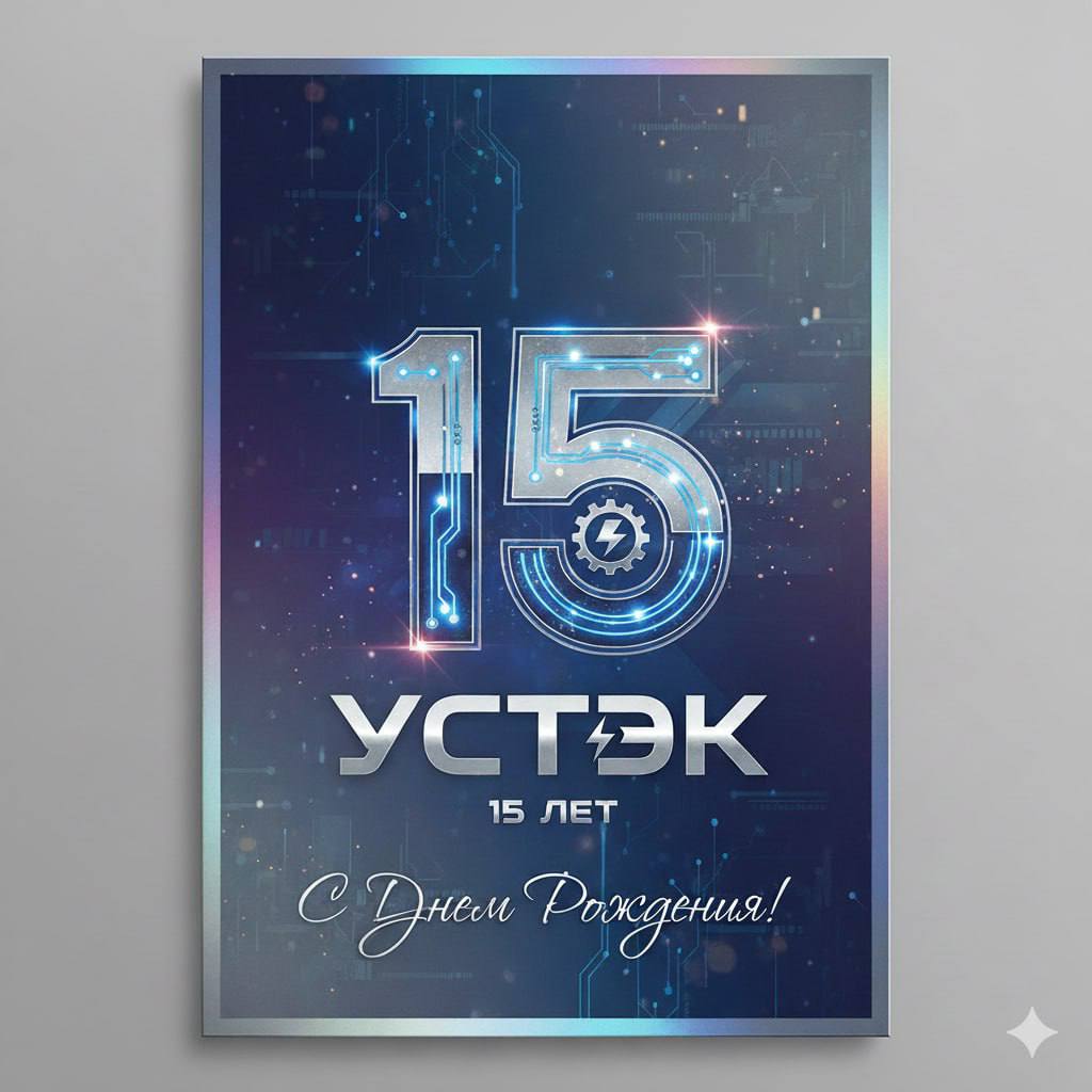 Теплоэнерго поздравляет ООО «УстэК» с 15‑летним юбилеем